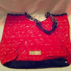 Betsey Johnson Red Heart Handbag